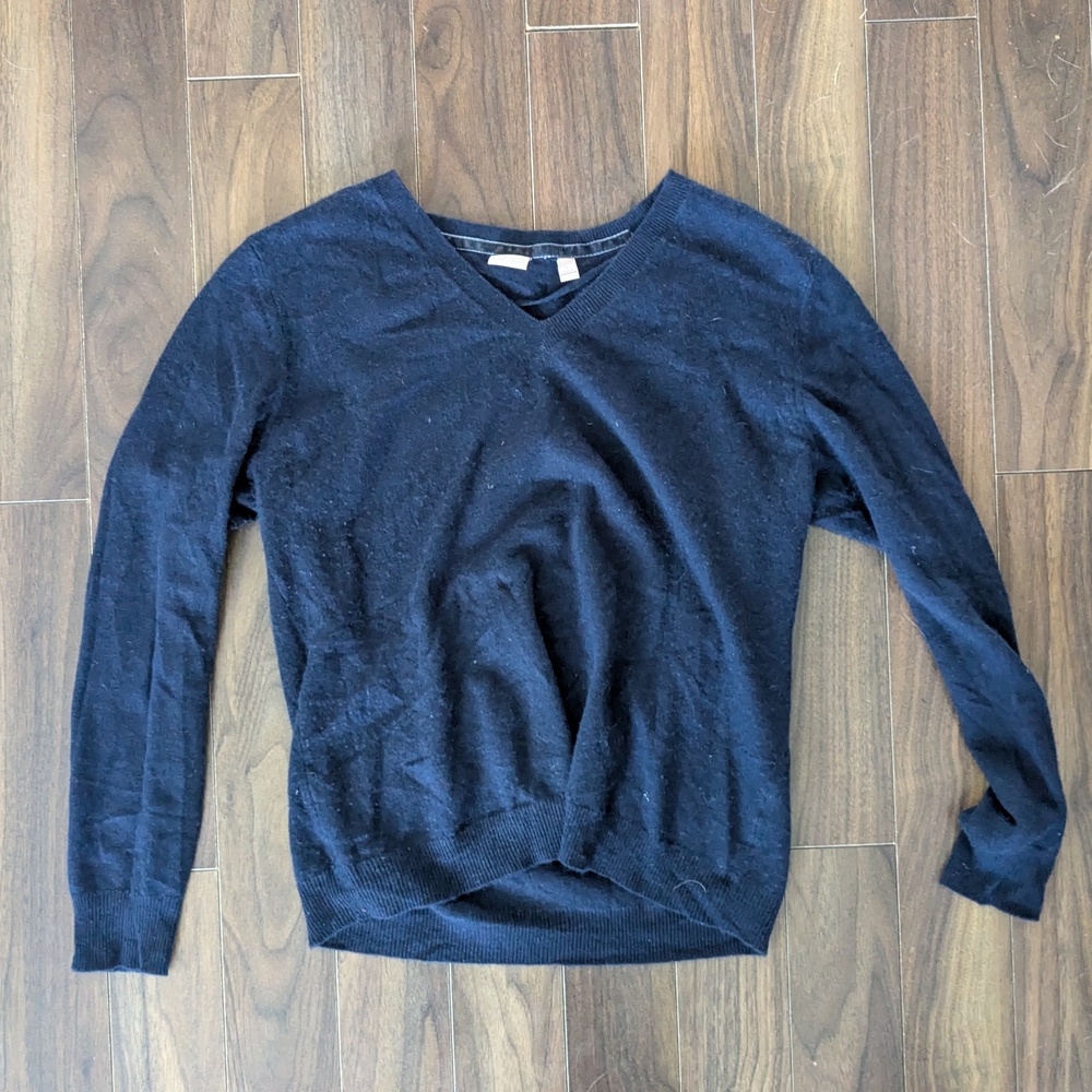 Adagio Women's 100% Cashmere Sweater - Blue